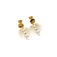 Load image into Gallery viewer, Gold Spike Earrings
