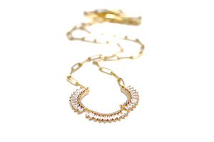 Long Paperclip Necklace