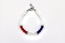 Load image into Gallery viewer, Red White Blue Bracelet
