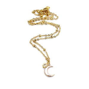 Moon Charm Necklace