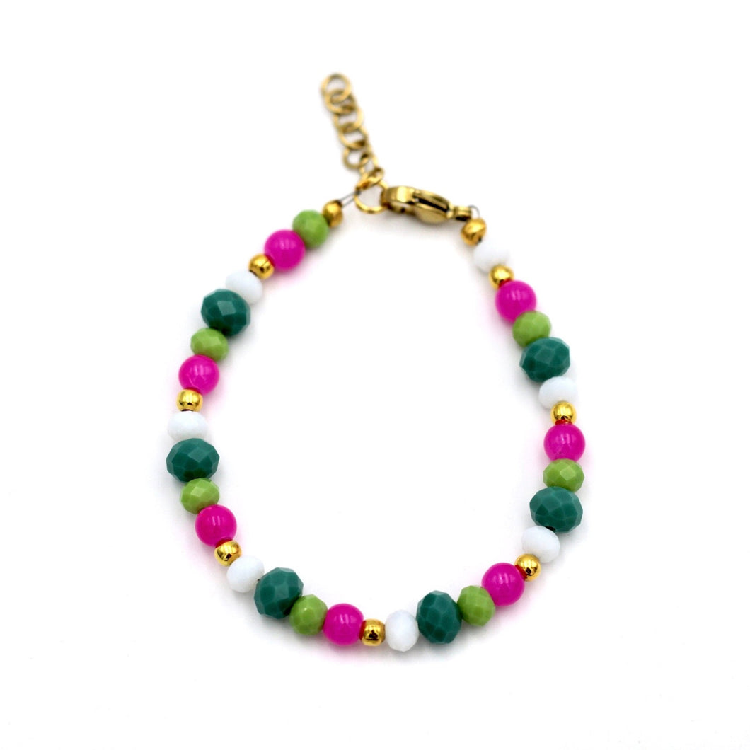 Pink Green Bracelet