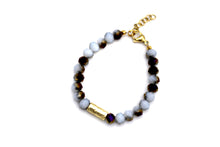 Load image into Gallery viewer, Purple and White Bracelet
