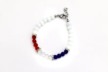 Load image into Gallery viewer, Red White Blue Bracelet
