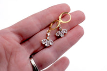 Load image into Gallery viewer, Gold Leverback Earrings
