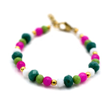 Load image into Gallery viewer, Pink Green Bracelet
