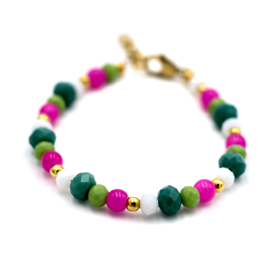 Pink Green Bracelet