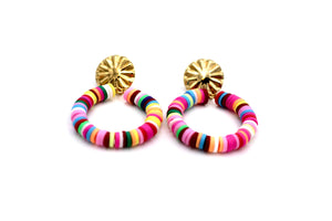 Heishi Bead Earrings