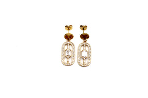 Art Deco Dangle Earrings