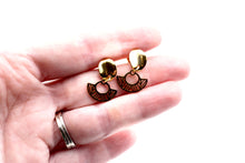 Load image into Gallery viewer, Gold Boho Dangle Earrings
