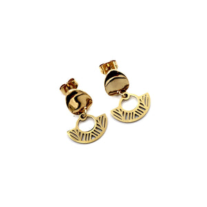 Gold Boho Dangle Earrings