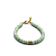 Load image into Gallery viewer, Mint Heishi Bracelet
