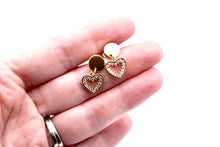 Load image into Gallery viewer, Dainty Heart Earrings
