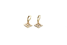 Load image into Gallery viewer, Diamond Leverback Earrings
