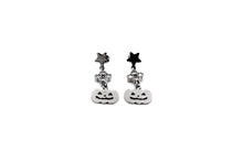 Load image into Gallery viewer, Silver Halloween Earrings
