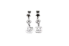 Load image into Gallery viewer, Silver Halloween Earrings
