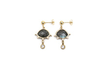 Load image into Gallery viewer, Labradorite Earrings
