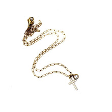 Load image into Gallery viewer, Rhinestone Cross Necklace
