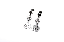 Load image into Gallery viewer, Silver Halloween Earrings
