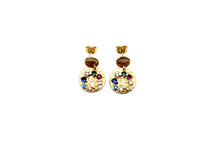 Load image into Gallery viewer, Colorful Gold Earrings
