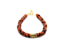 Load image into Gallery viewer, Orange Black Bracelet
