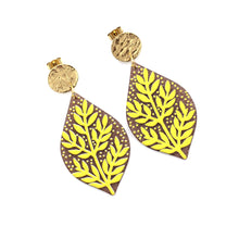Load image into Gallery viewer, Acrylic Leaf Earrings
