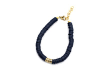 Load image into Gallery viewer, Navy Heishi Bracelet
