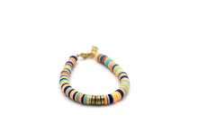 Load image into Gallery viewer, Orange and Turquoise Bracelet
