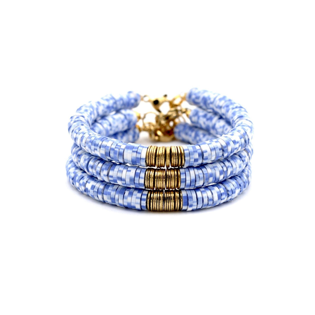 Blue and White Bracelet