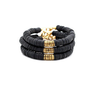 Black Heishi Bracelet