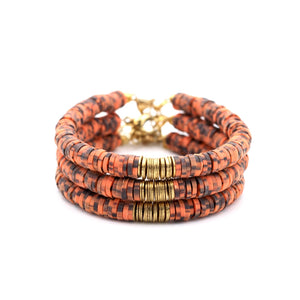 Orange Black Bracelet