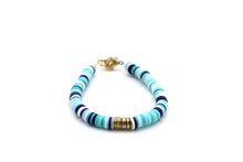 Load image into Gallery viewer, Turquoise and White Bracelet
