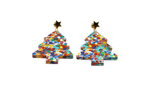 Colorful Christmas Earrings