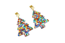 Load image into Gallery viewer, Colorful Christmas Earrings
