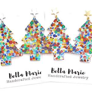 Colorful Christmas Earrings