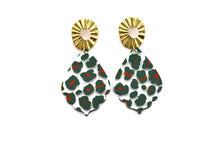 Load image into Gallery viewer, Christmas Green Earrings
