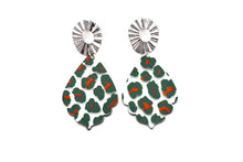 Load image into Gallery viewer, Christmas Green Earrings
