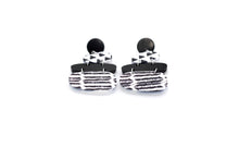 Load image into Gallery viewer, Black White Earrings
