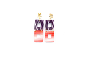 Flag Earrings
