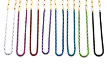 Load image into Gallery viewer, Colorful Enamel &amp; Paperclip Chain Necklace
