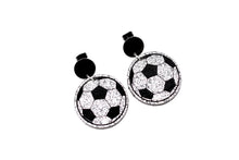 Load image into Gallery viewer, Glitter Soccer Dangles

