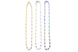 Square Chain Layering Necklaces