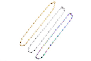 Square Chain Layering Necklaces
