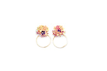 Load image into Gallery viewer, Iridescent Flower Earrings
