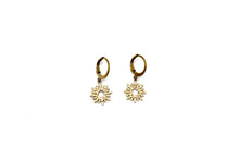 Load image into Gallery viewer, Sun Leverback Earrings

