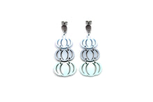 Load image into Gallery viewer, Blue Pumpkin Earrings
