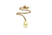 Load image into Gallery viewer, Moon Tag Necklace

