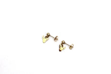 Load image into Gallery viewer, Dainty Gold Reindeer Earrings
