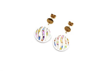 Load image into Gallery viewer, Colorful Christmas Ornament Earrings

