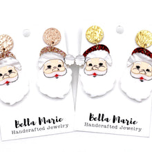 Load image into Gallery viewer, Santa Face Earrings
