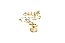 Load image into Gallery viewer, Gold Heart Chunky Necklace
